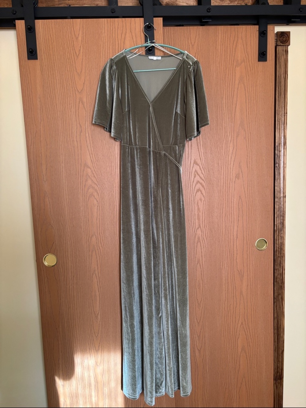 Baltic Born Katelyn Velvet Maxi Wrap Dress